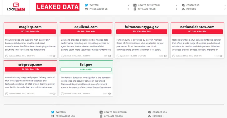 LockBit Fidye Yazılımı Grubu, Kolluk Kuvvetlerinin Kaldırılmasından Sonra Yeniden Ortaya Çıkıyor