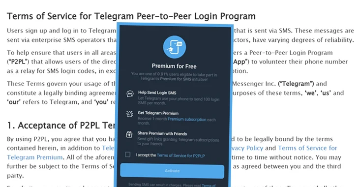 Telegram, OTP göndermek için numaranızı kullanmanız karşılığında premium abonelik sunar