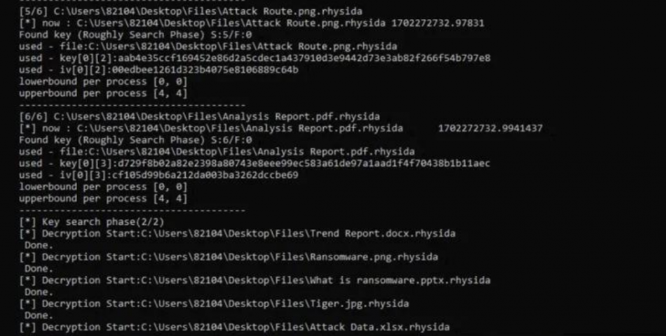 Rhysida Ransomware Cracked, Ücretsiz Şifre Çözme Aracı Yayınlandı
